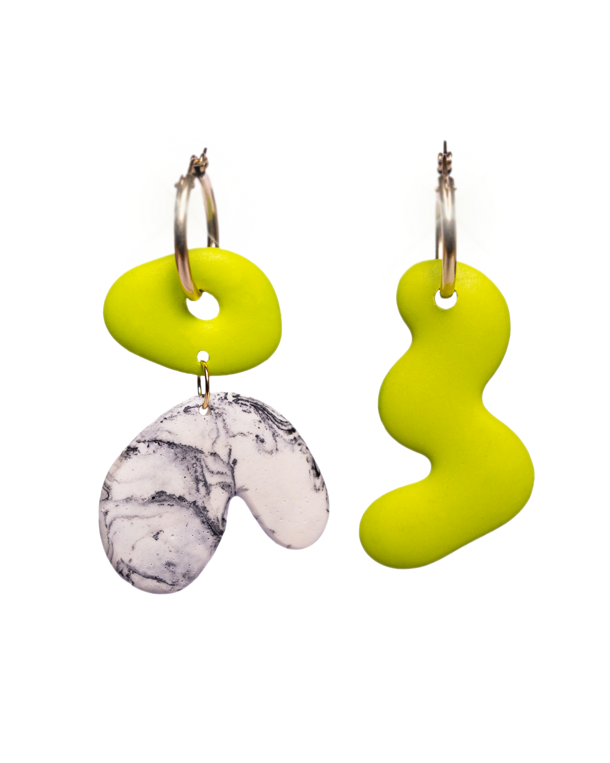 ARCH EARRINGS IN MARBLE