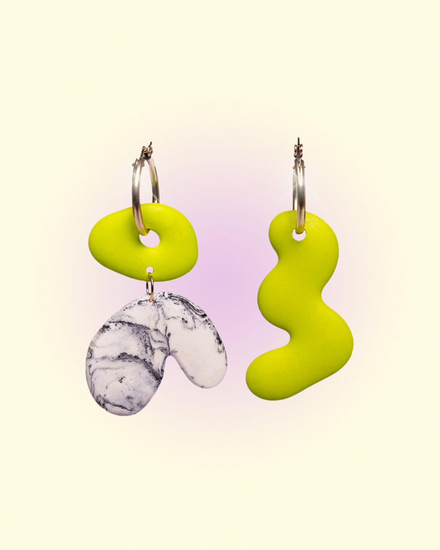 ARCH EARRINGS IN MARBLE