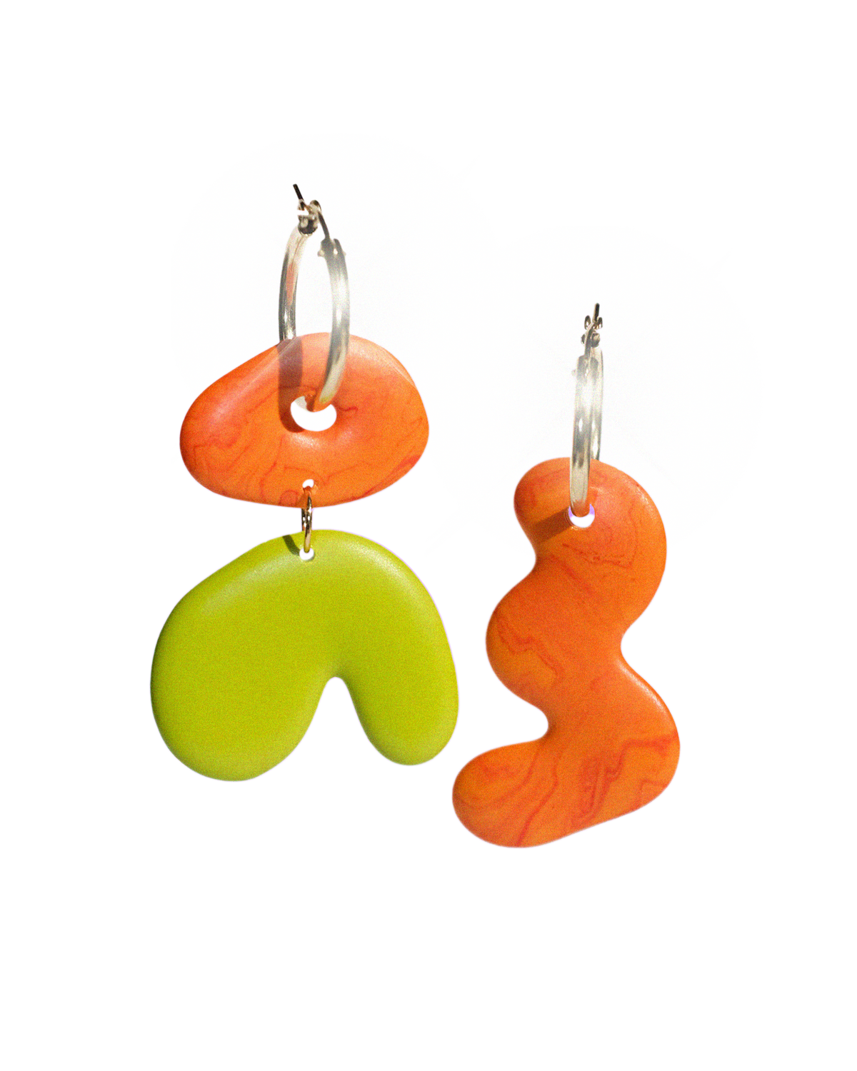 ARCH EARRINGS IN TANGERINE