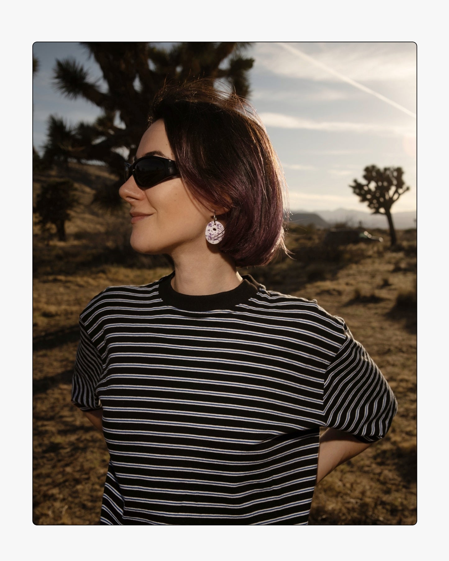 ISLA EARRINGS IN ORCHID